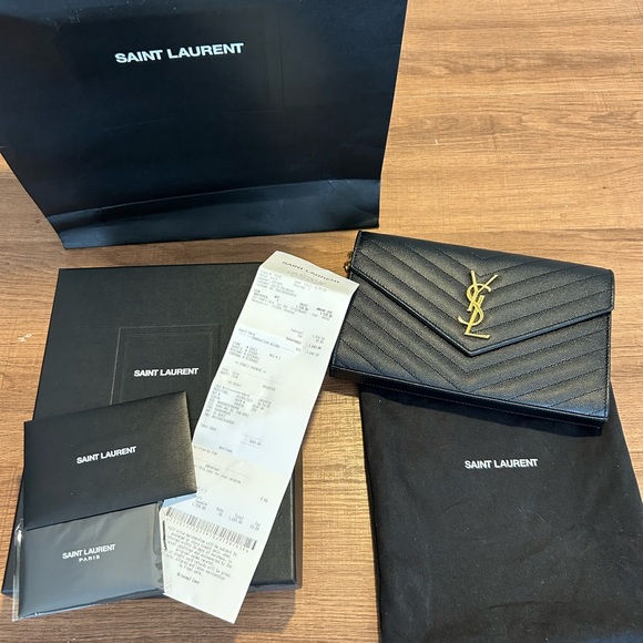 Yves Saint Laurent Handbags - YSL purse. Please see pics for detailed views of wear